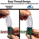 PeakPro Commercial Grade C9 1000' Spool 12" Spacing 8 Amp Green Wire